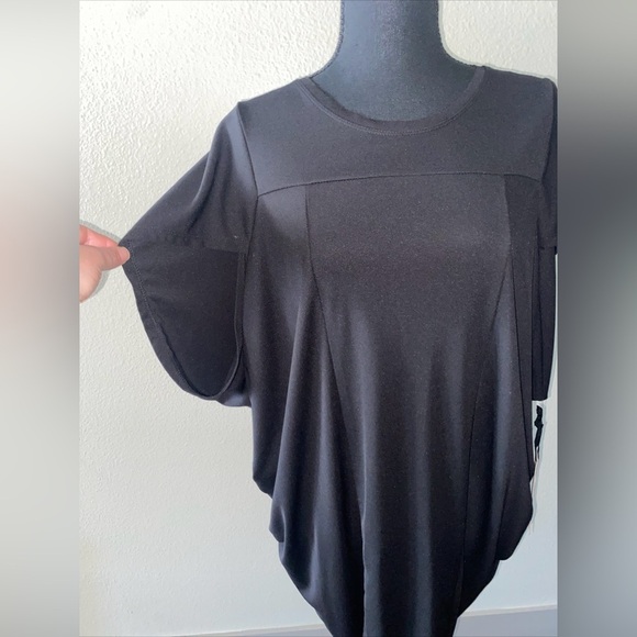 NWT DOO.RI IMPULSE Women’s Dress XS Black Drape Designer City Wedding Guest - Picture 4 of 9